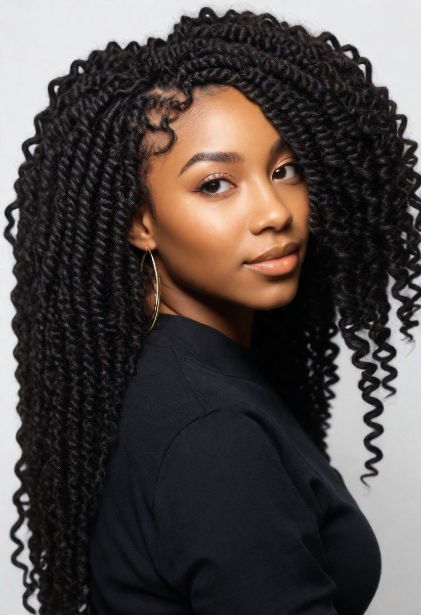 passion twists hair style
