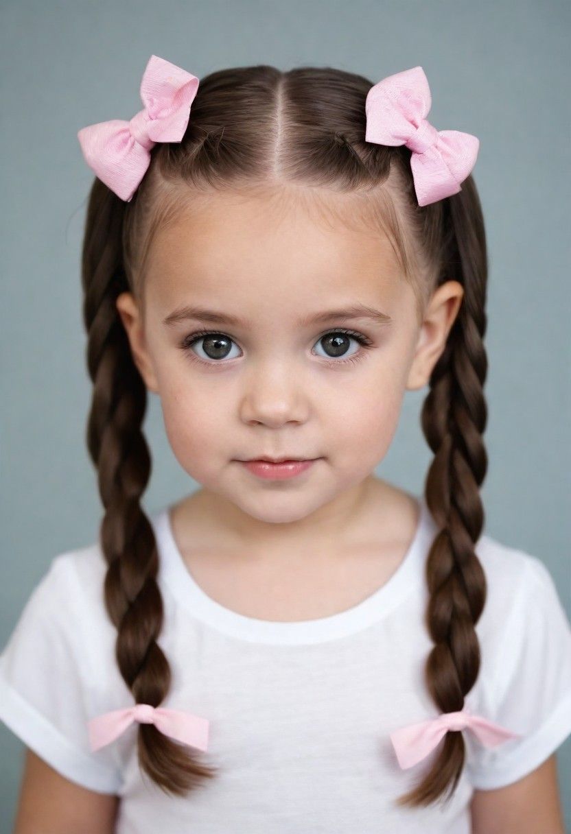 pigtails baby hairstyles