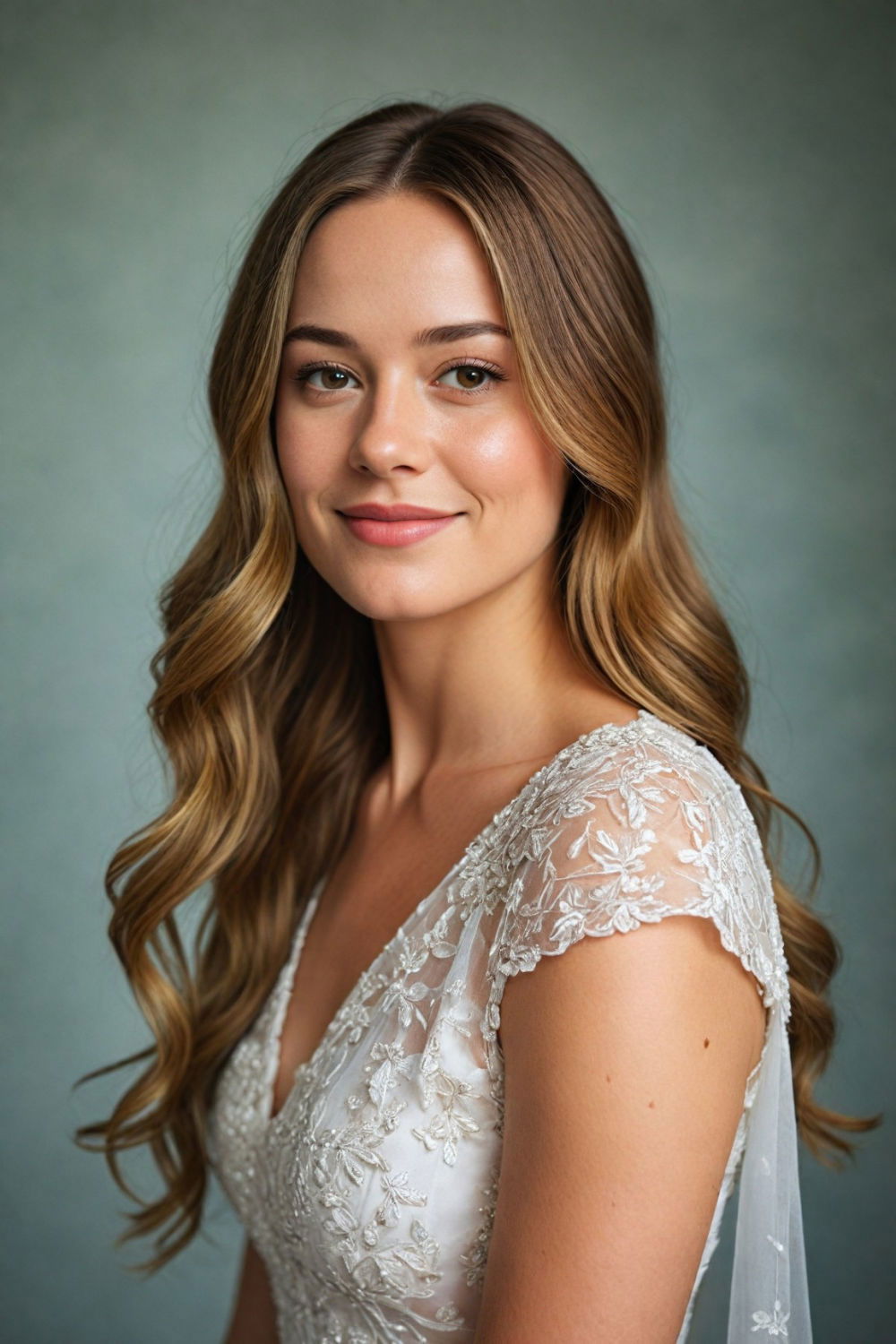 pin straight with middle part hairstyle