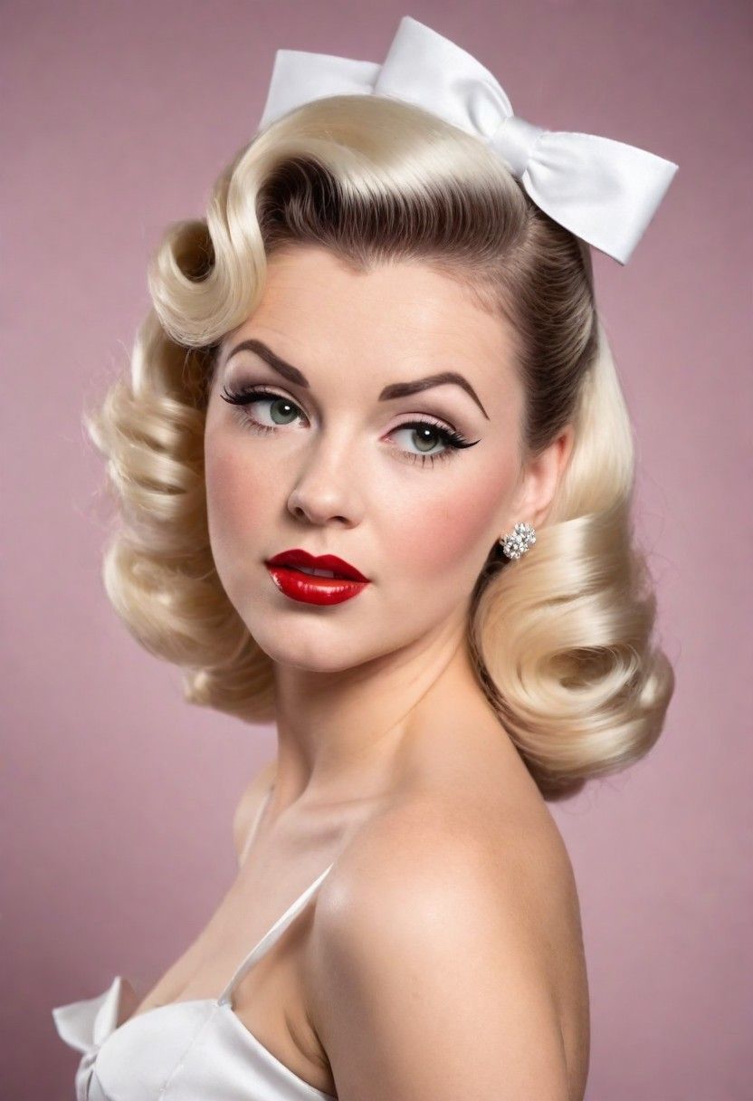 pin up styles for wedding