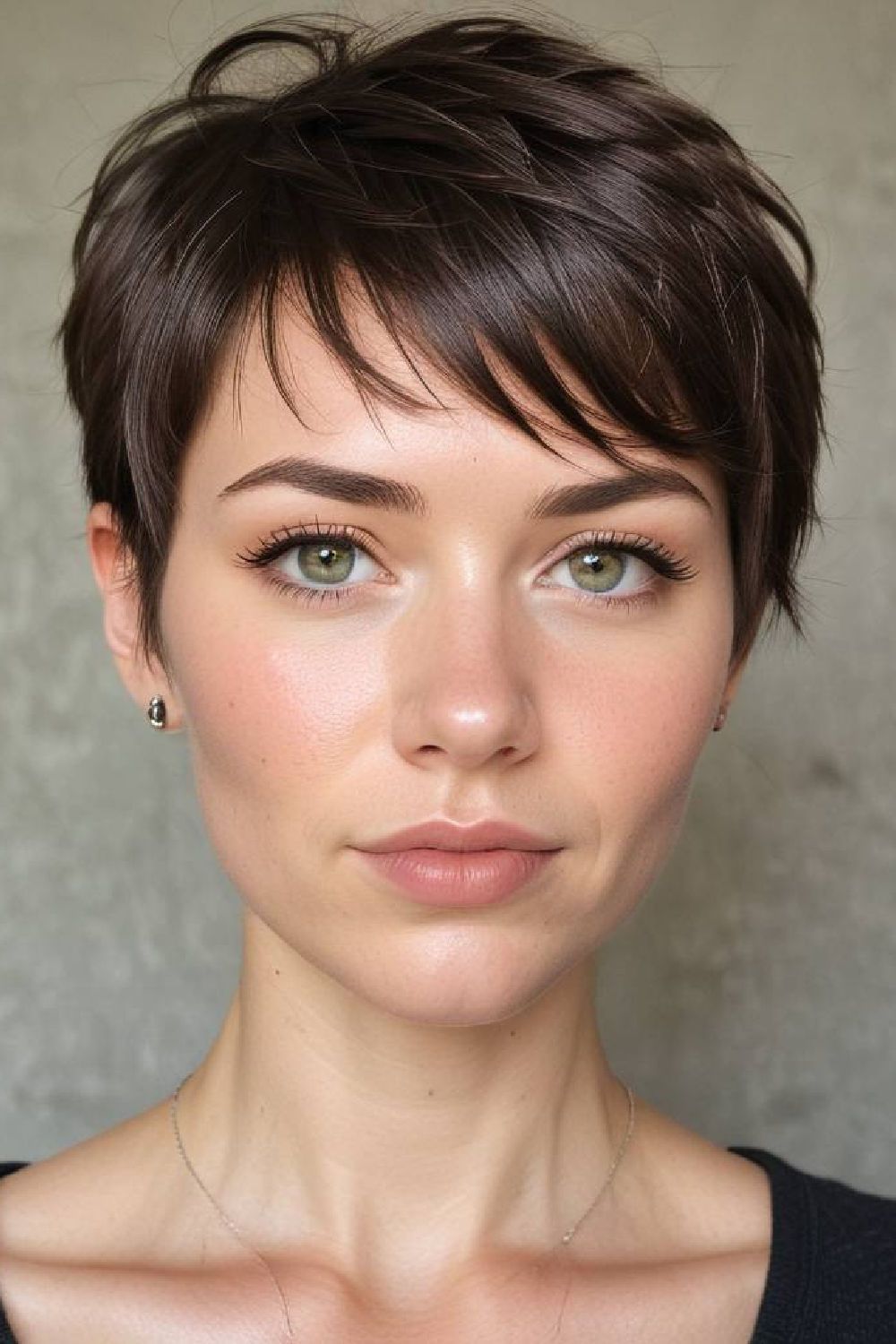 pixie haircut for long faces