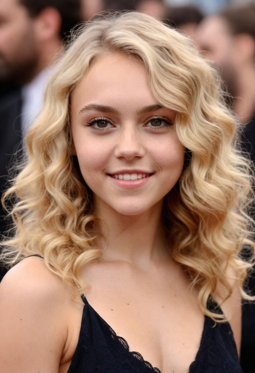 pretty beach waves hairstyle