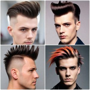 punk hairstyles for men