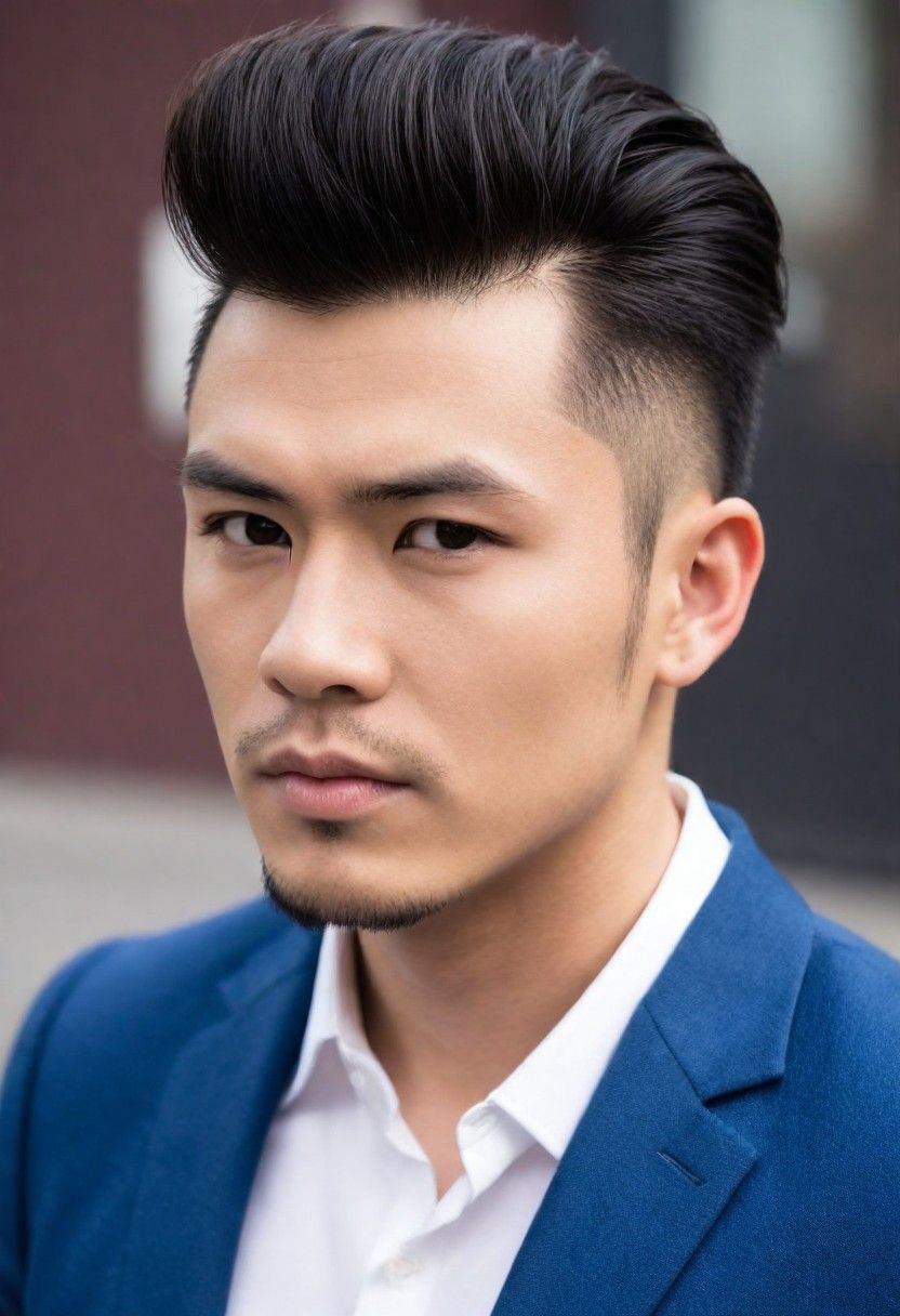 quiff asian hairstyle for men