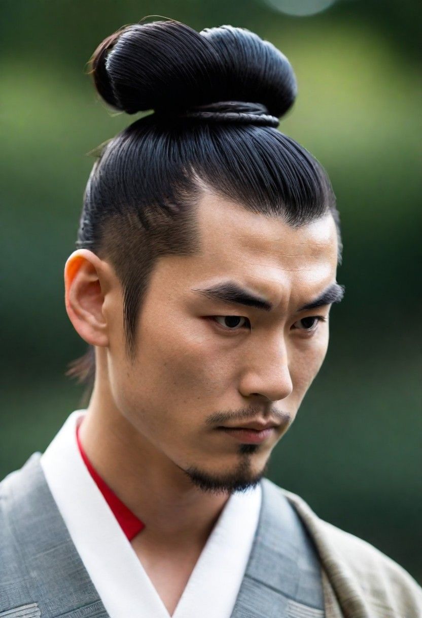 samurai bun hairstyle