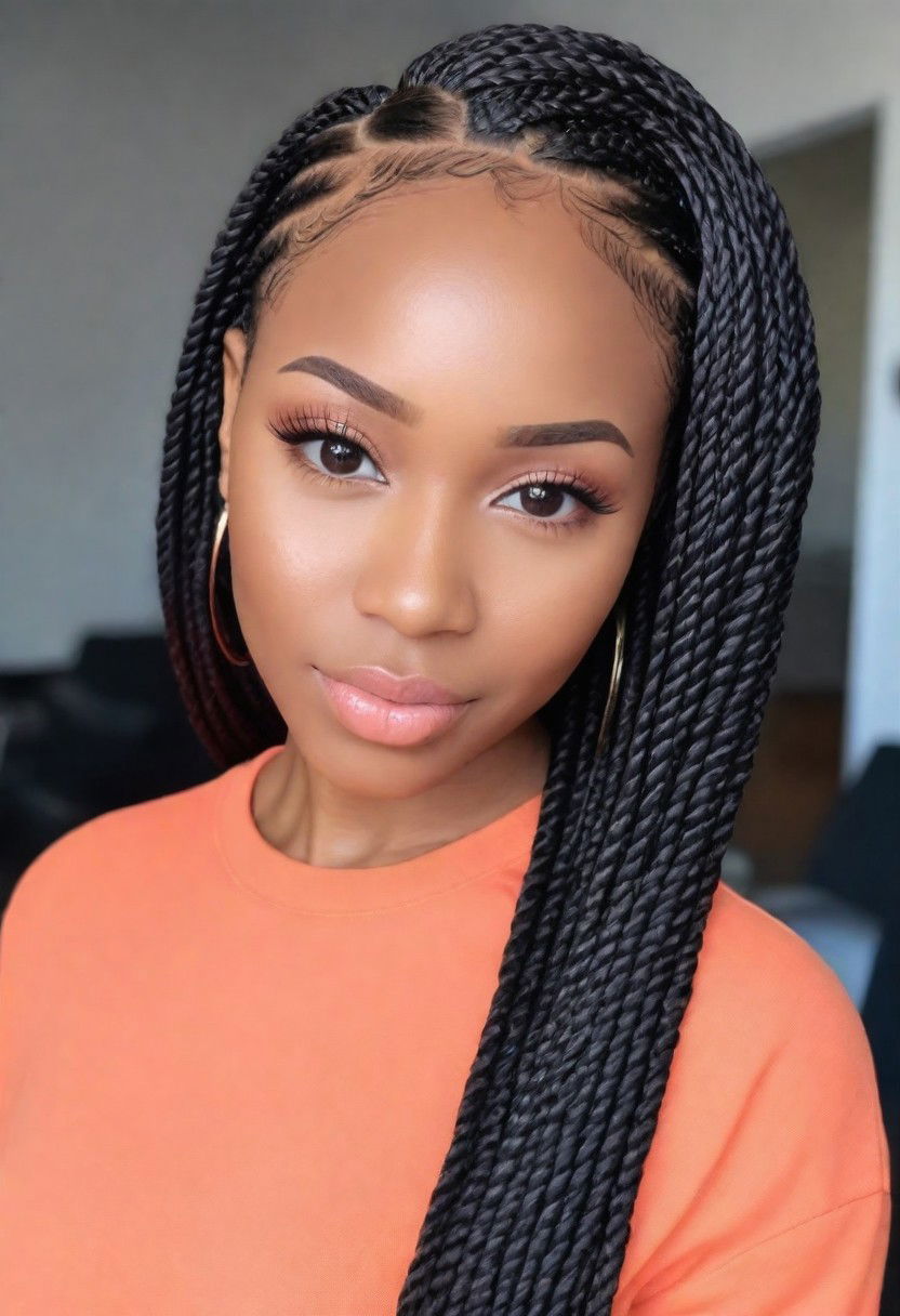 senegalese twists hairstyle
