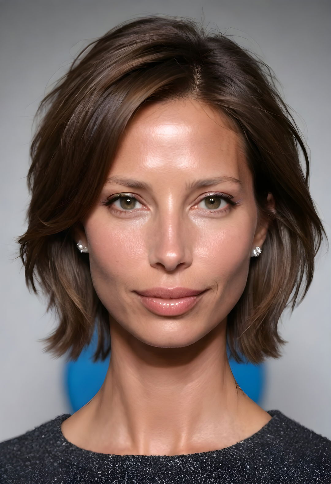 shaggy layers diamond face shape hairstyle