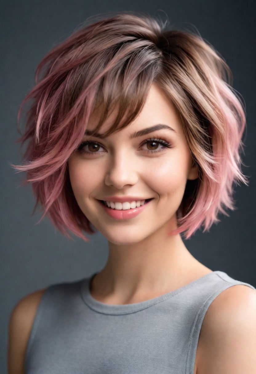 short choppy bob haircut