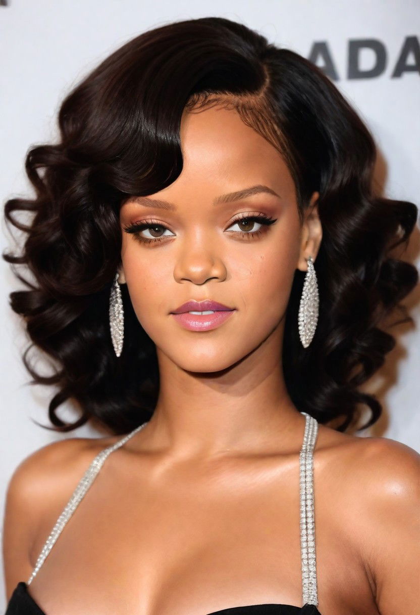 shoulder length curls hairstyle