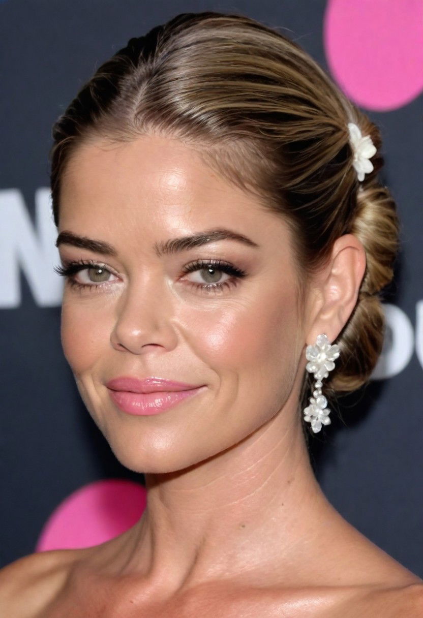 side bun with accessories hairstyle