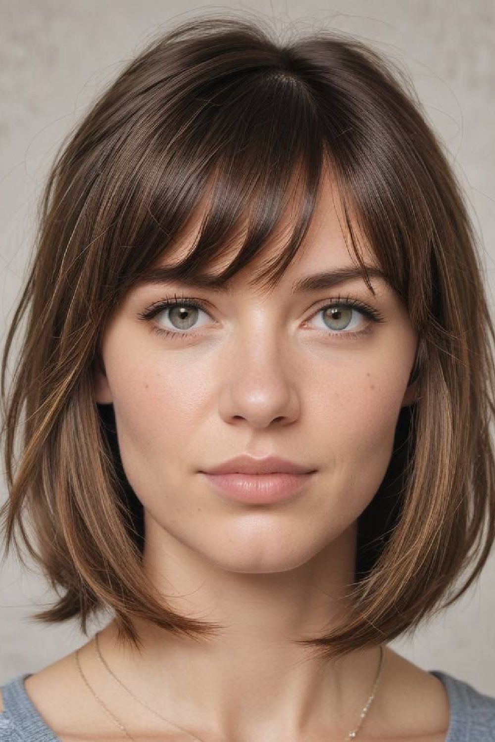 side swept bangs hairstyle