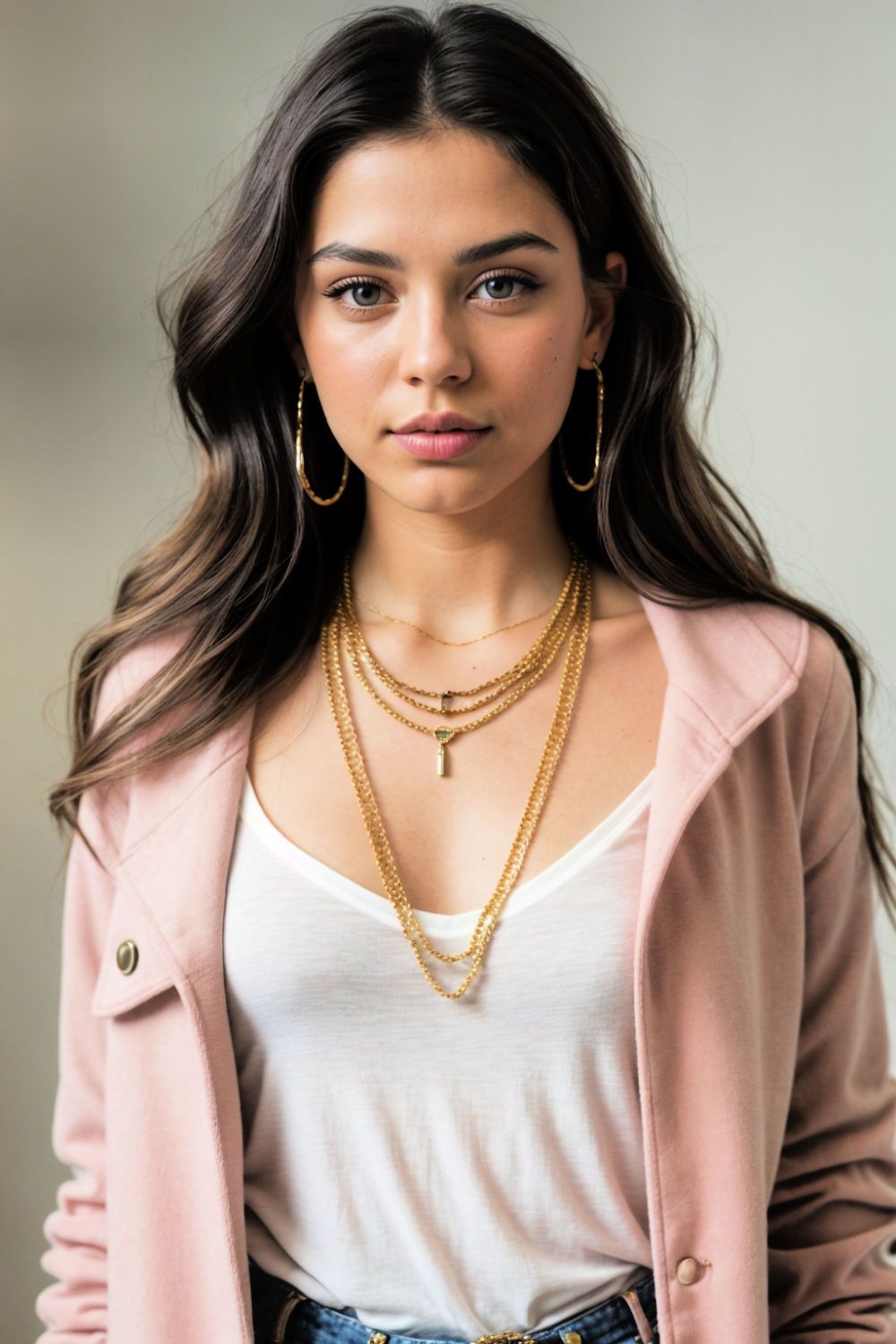 simple layered chain necklaces