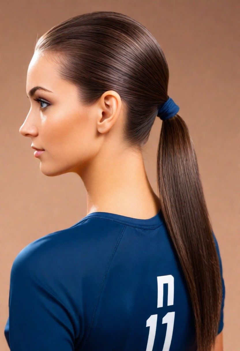 sleek low ponytail hairstyles