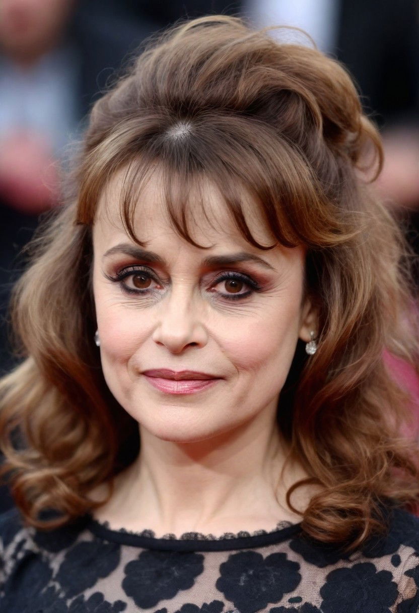 soft bangs hairstyle for women over 50