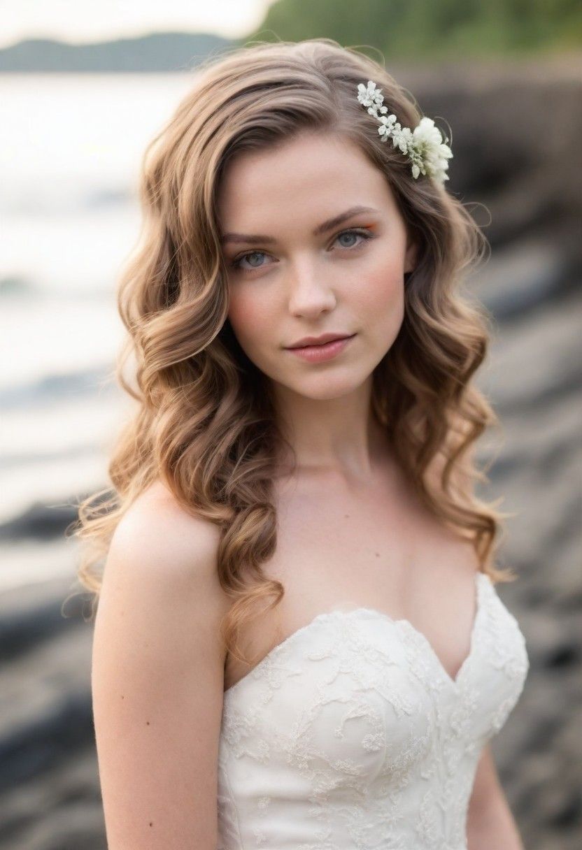 soft waves wedding hairstyle