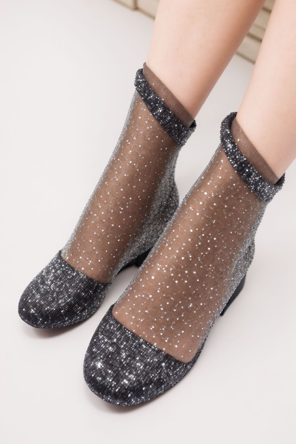 sparkly socks for new years outfit