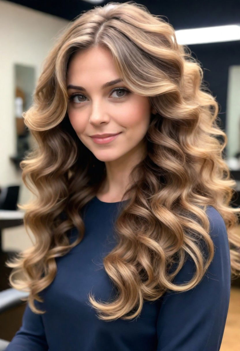 spiral layers hairstyle