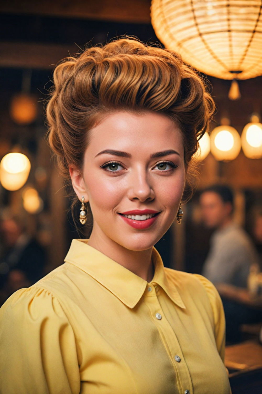 standout beehive hairstyle