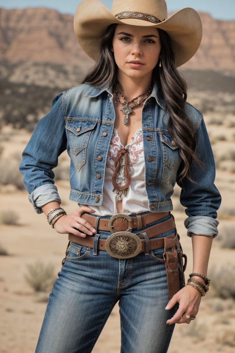 statement cowboy belt for girls