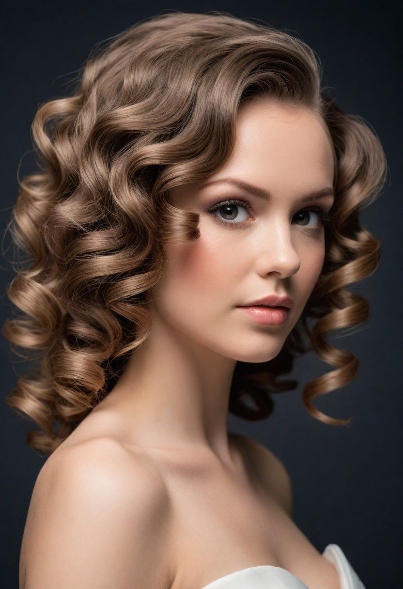 structured curls hairstyles
