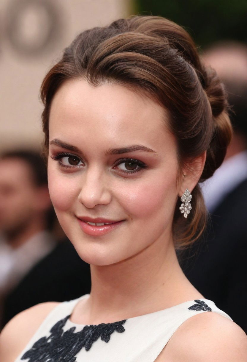 stylish french twist hairstyle