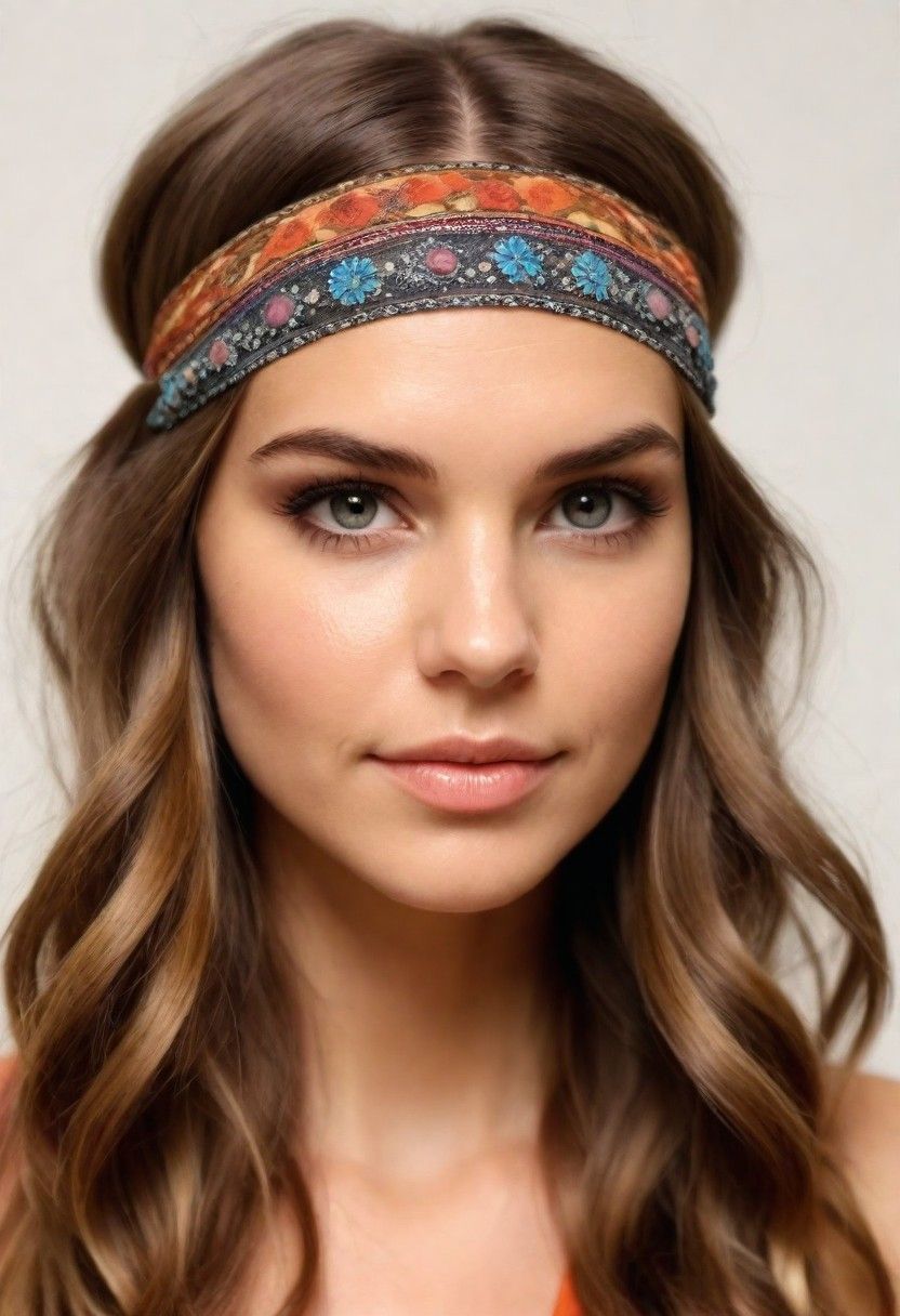stylish hippie headband look