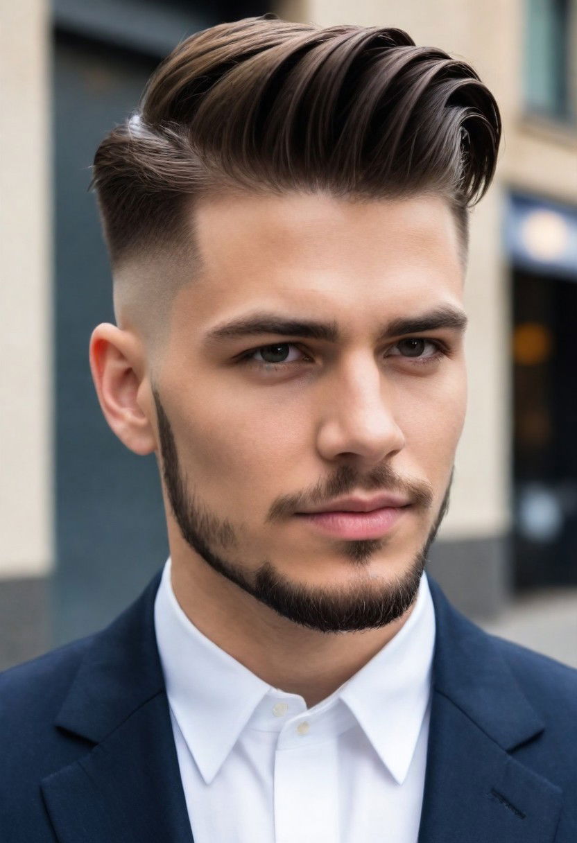 tapered undercut hairstyle for men