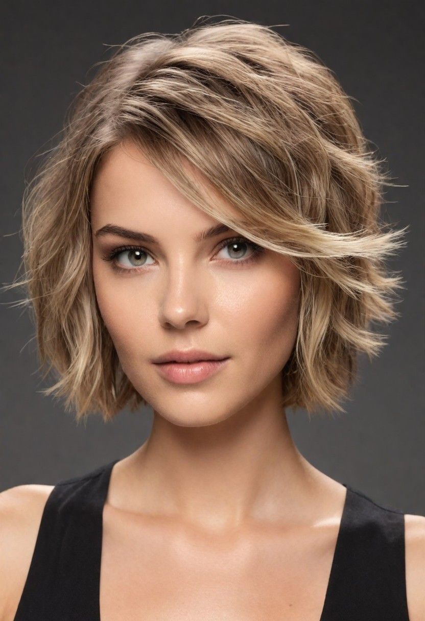 textured crop for short hairstyle