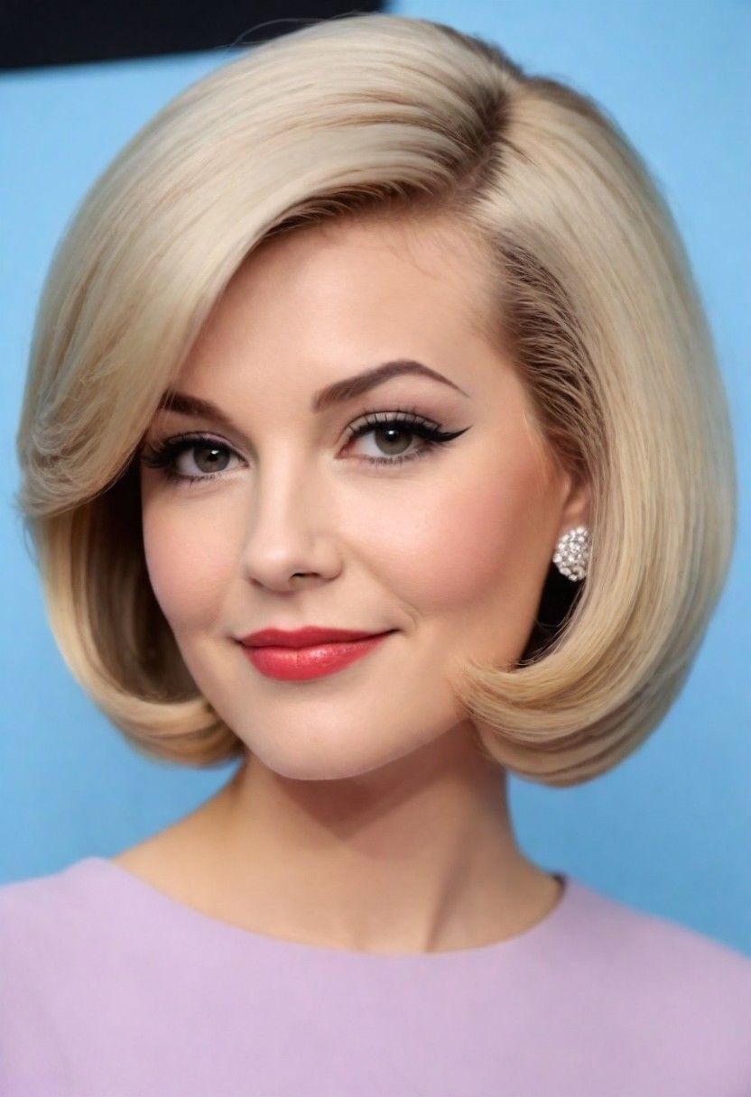 the bouffant bob hairstyle