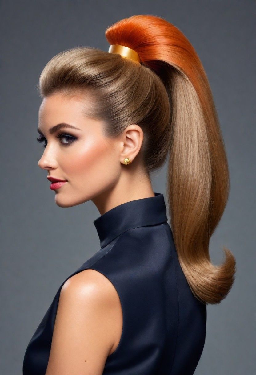 the bouffant ponytail for women