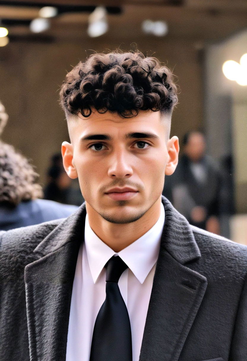 the curly caesar haircut