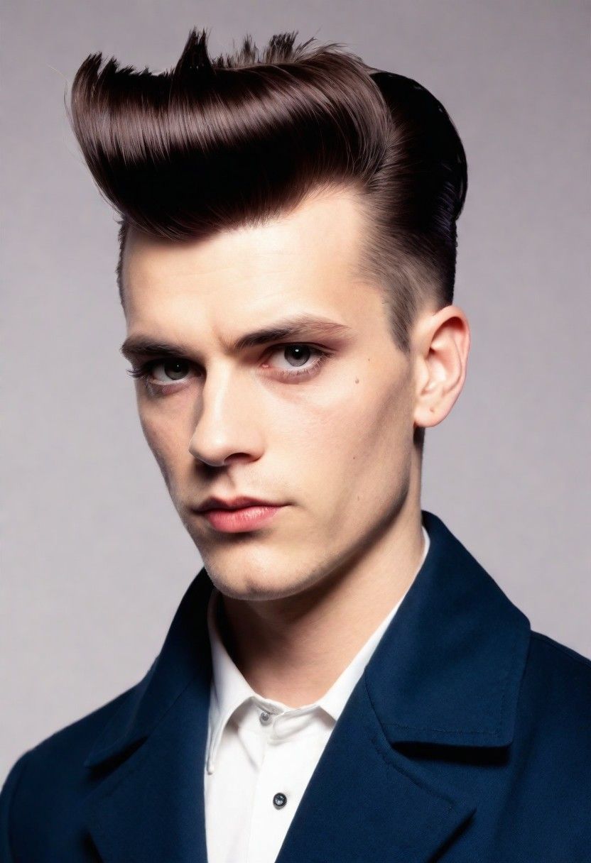 the psychobilly quiff