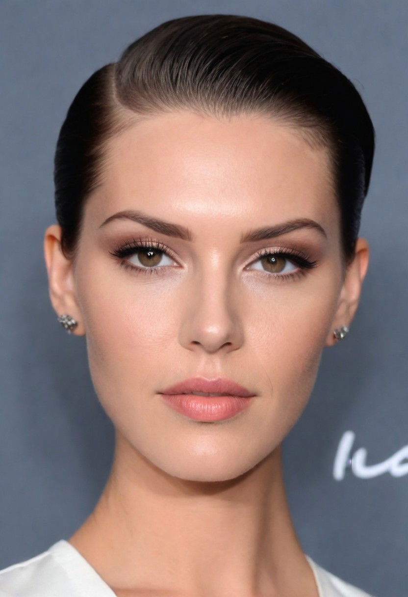 the slicked back look hairstyle