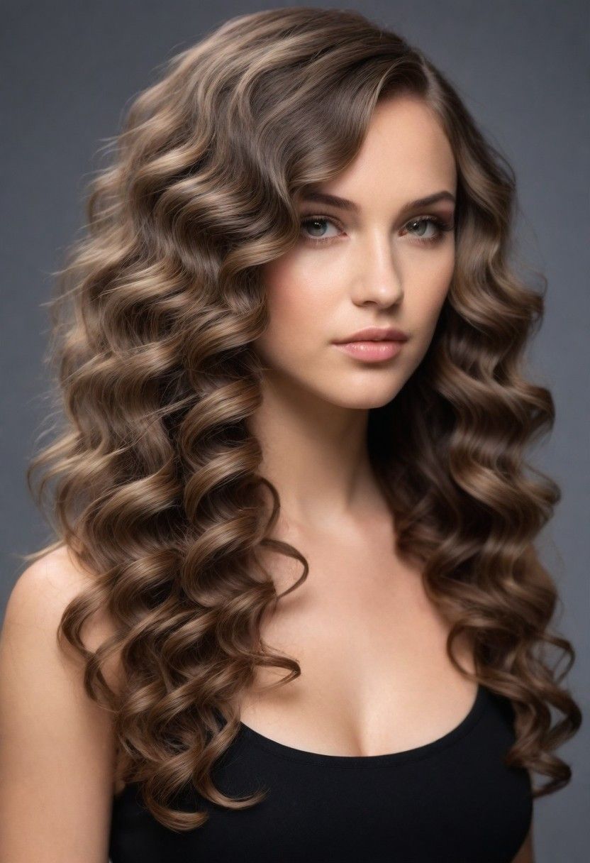 tight waves hairstyle
