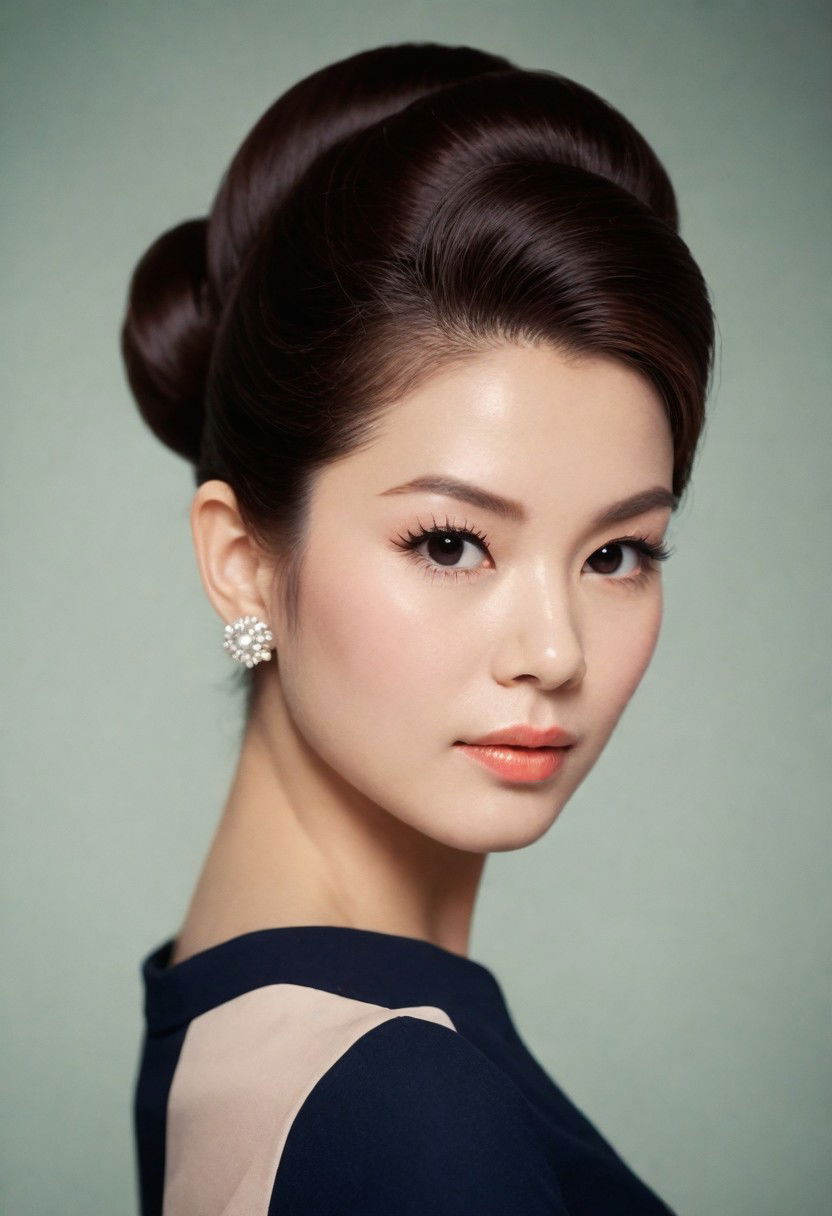 timeless and classic french twist hairstyle