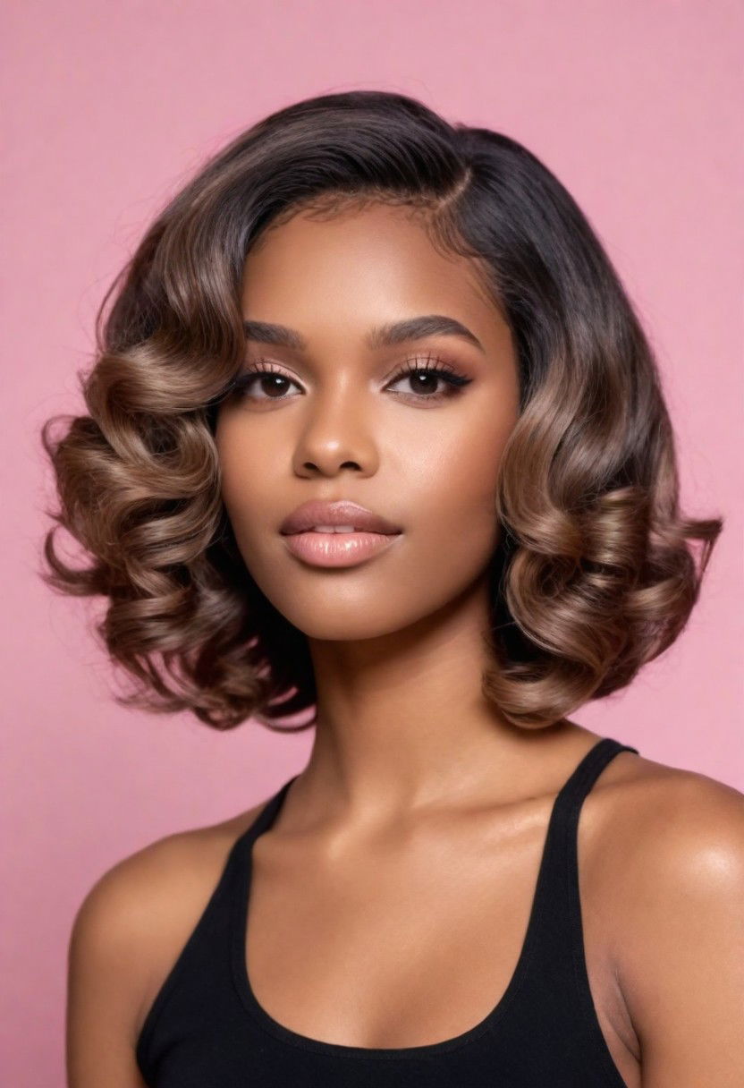 timeless and romantic soft waves hairstyle