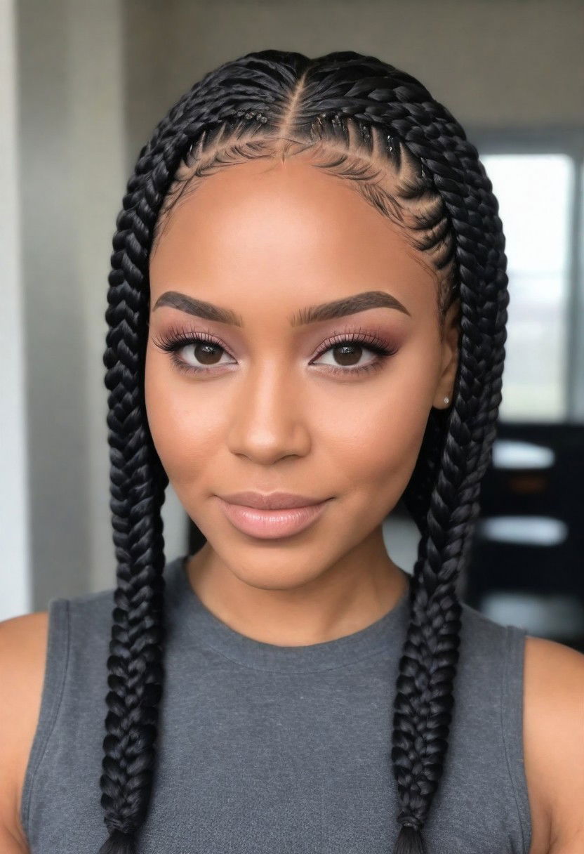 timeless bob braids hairstyle