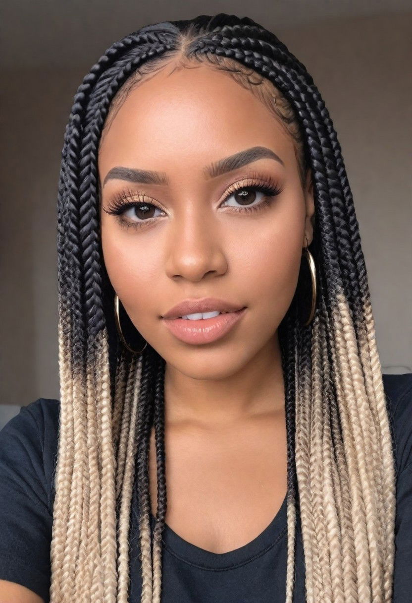 timeless box braids protective style