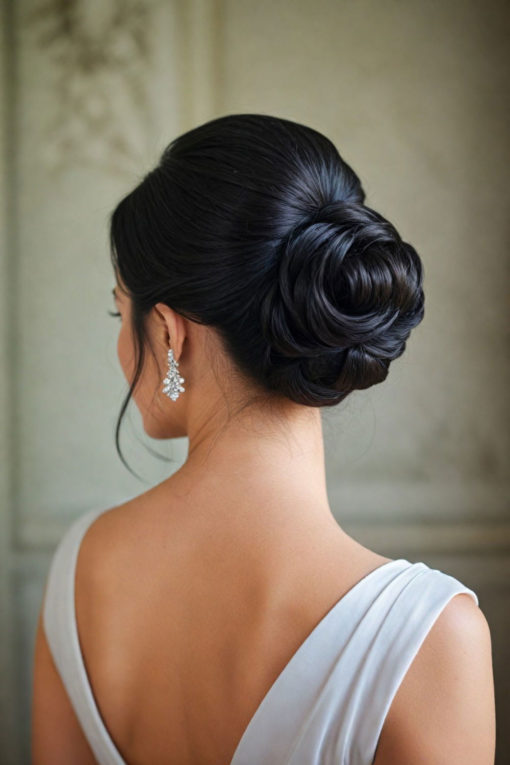timeless classic chignon updo