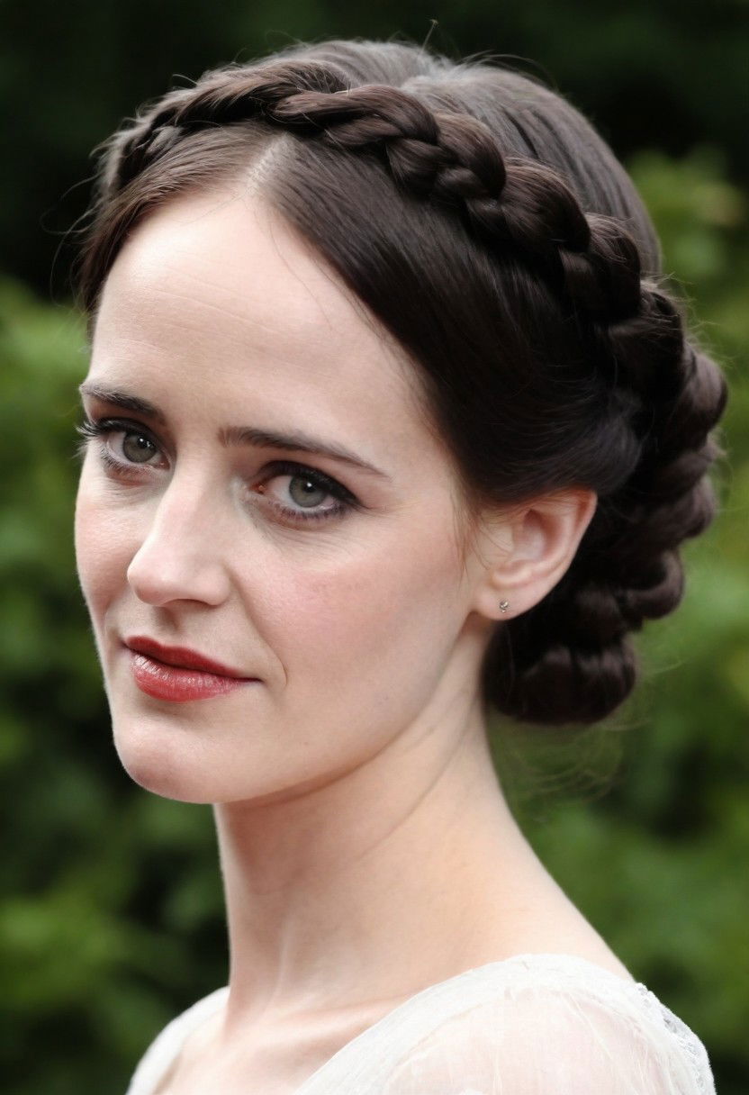 timeless milkmaid braids hairstyle