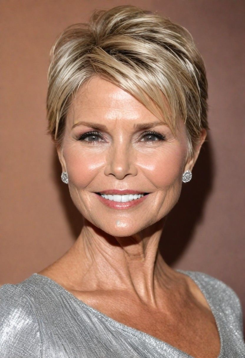 timeless pixie cut for women over 60