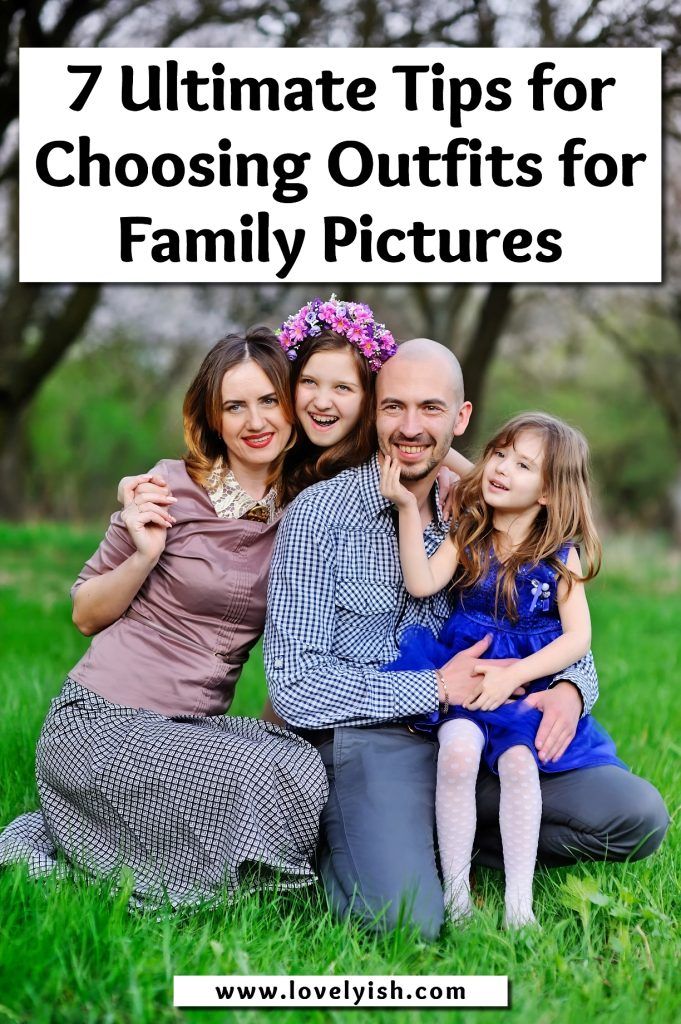 tips for choosing outfits for family pictures