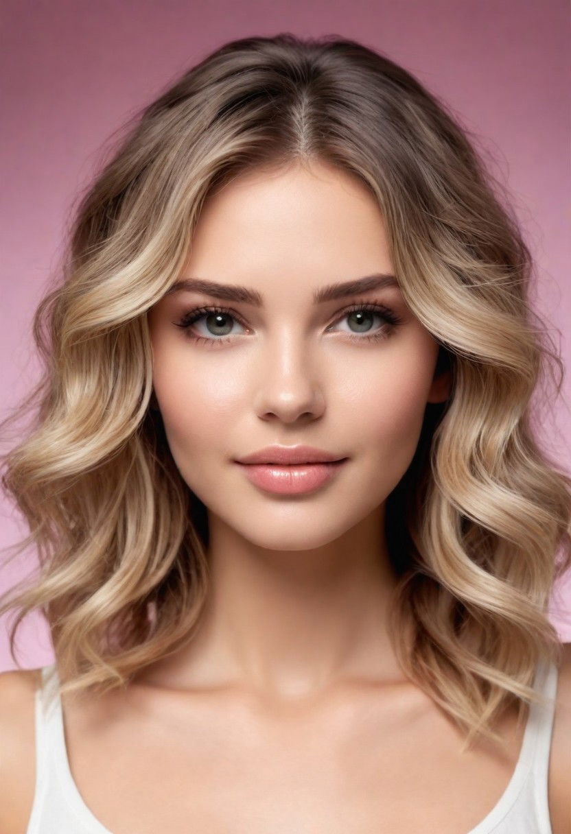 tousled beach waves hairstyle