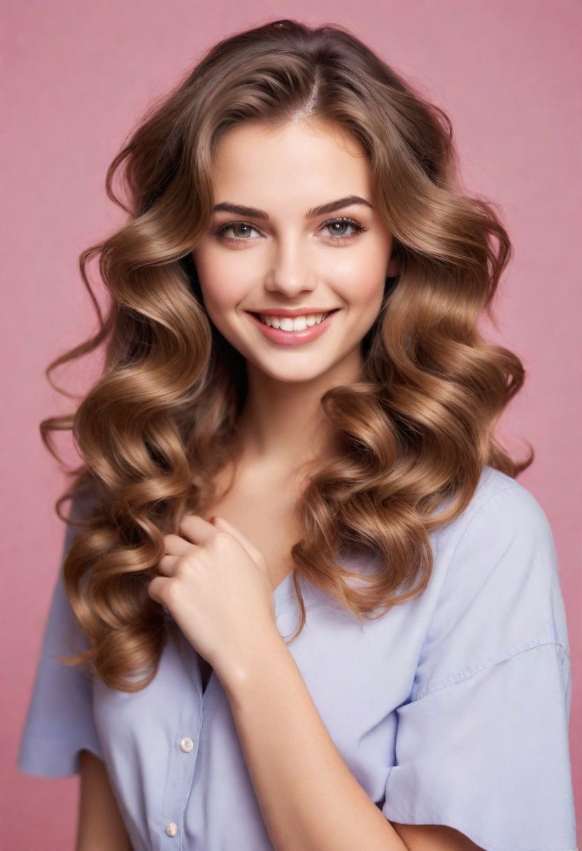 tousled waves hairstyle