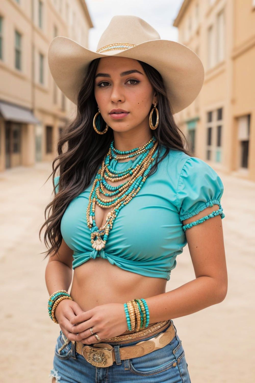 traditional chunky turquoise jewelry