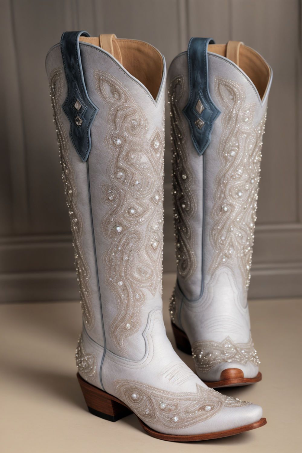 traditional embellished cowboy boots