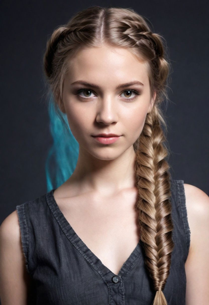 traditional fishtail braid hairstyle