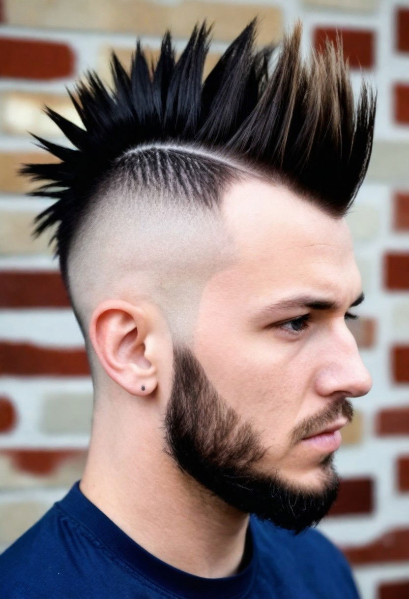 traditional mohawk fade hairstyle