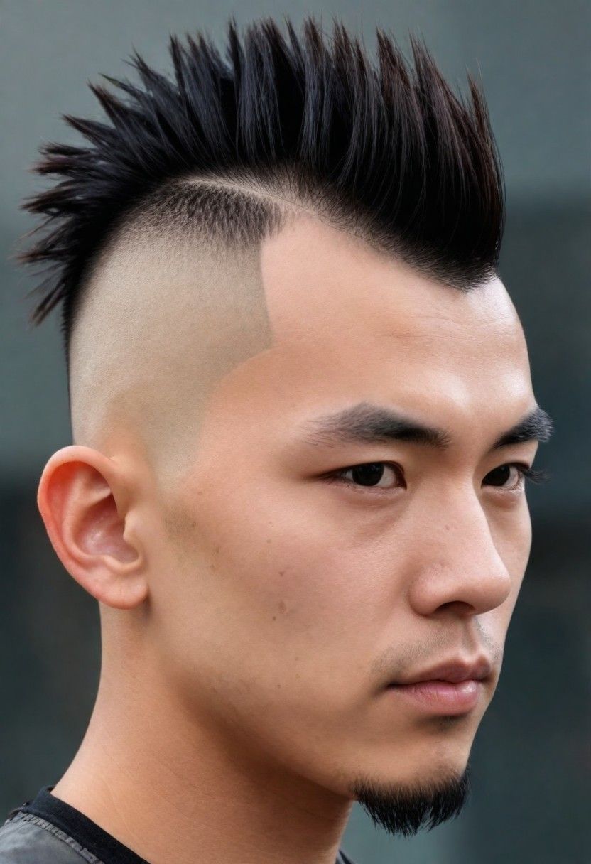 traditional mohawk fade hairstyle