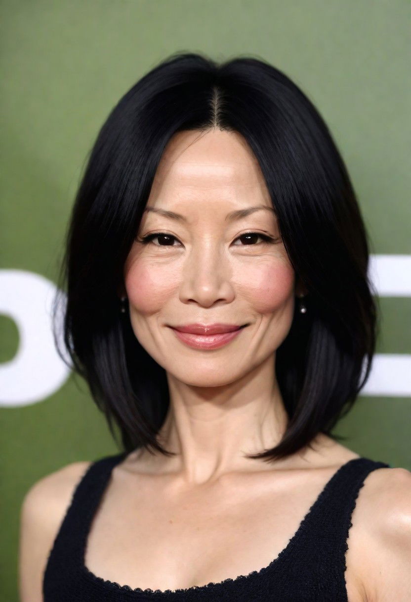 traditional shaggy lob hairstyle